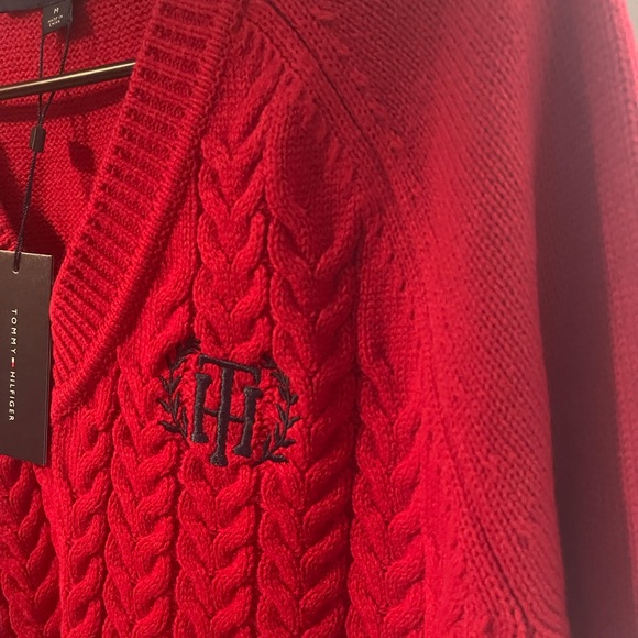 Tommy Hilfiger Varsity Cable Sweater - Picture 7 of 8